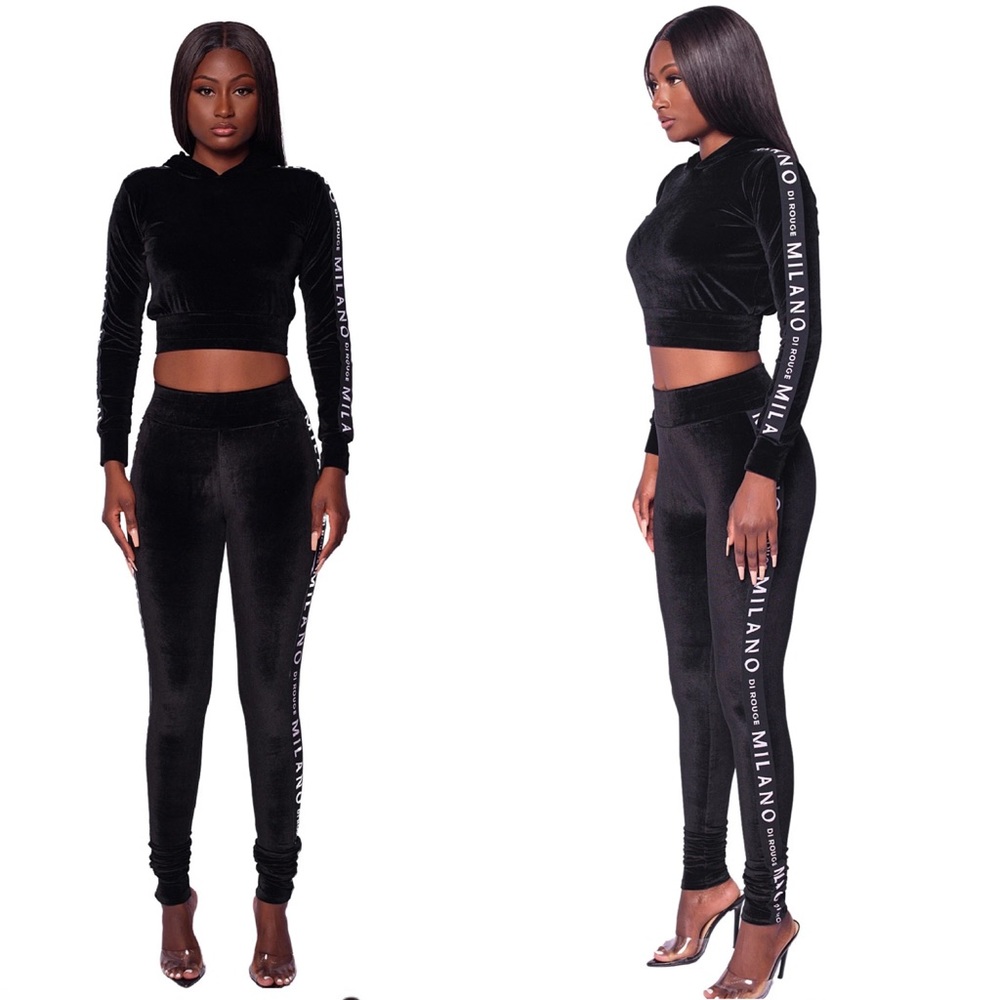 Milano Di Rouge Nuski Set - Black